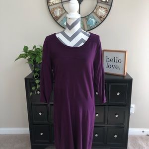 Worthington Purple Sweater Dress